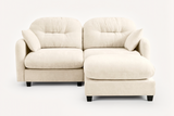 MOLLY 74" Loveseat with 1 Ottoman