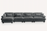 CLOUDIES 173" Sofa 4 Seater with 1 Ottoman