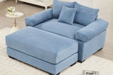DESEO 54" Chair with 1 Ottoman
