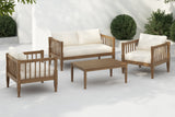 MORVA 51" 4-Piece Patio Furniture Set