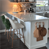 Edwin Boucle Upholstered Counter Stool (Set of 3)