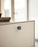 DESIGN1005 Matte Black Cabinet Knobs | Square Drawer Pulls for Modern Cabinets