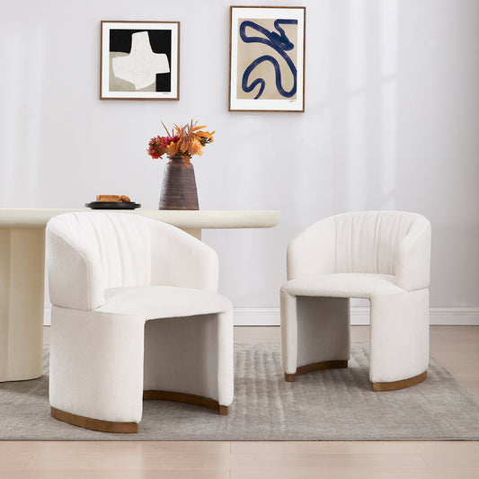 Amber Curved Dining Chair