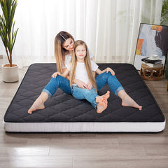 MAXYOYO New Super Thick Folding Japanese Floor Mattress, Black