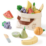 ROBUD Wooden Childs Play Food Set - Fruit