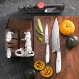 L & L1 Series 10-Piece Knife Block Set, Forged German Steel
