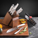 L & L1 Series 10-Piece Knife Block Set, Forged German Steel