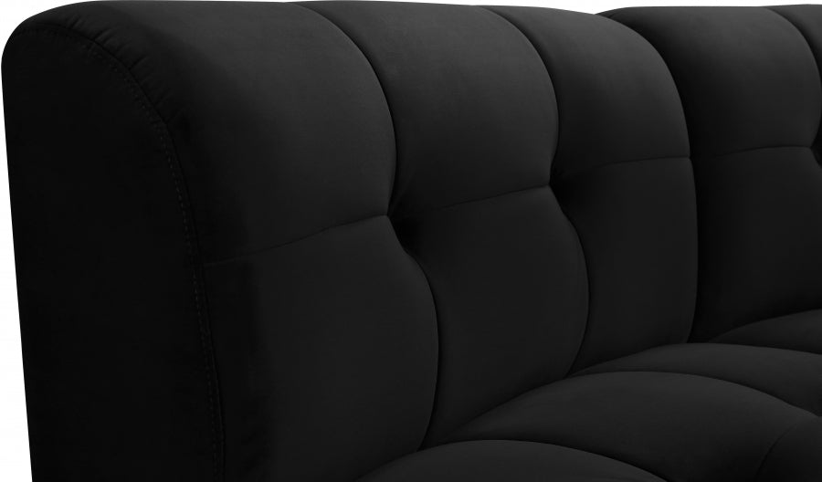 Limitless Modular Velvet Loveseat