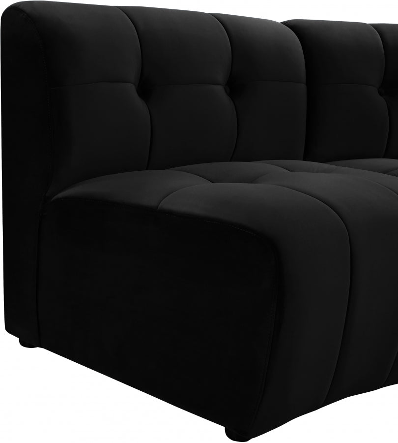 Limitless Modular Velvet Loveseat