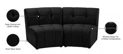 Limitless Modular Velvet Loveseat