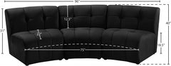 Limitless Modular Velvet Sofa