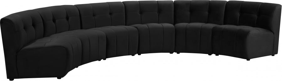 Limitless Modular Velvet 6pc. Sectional