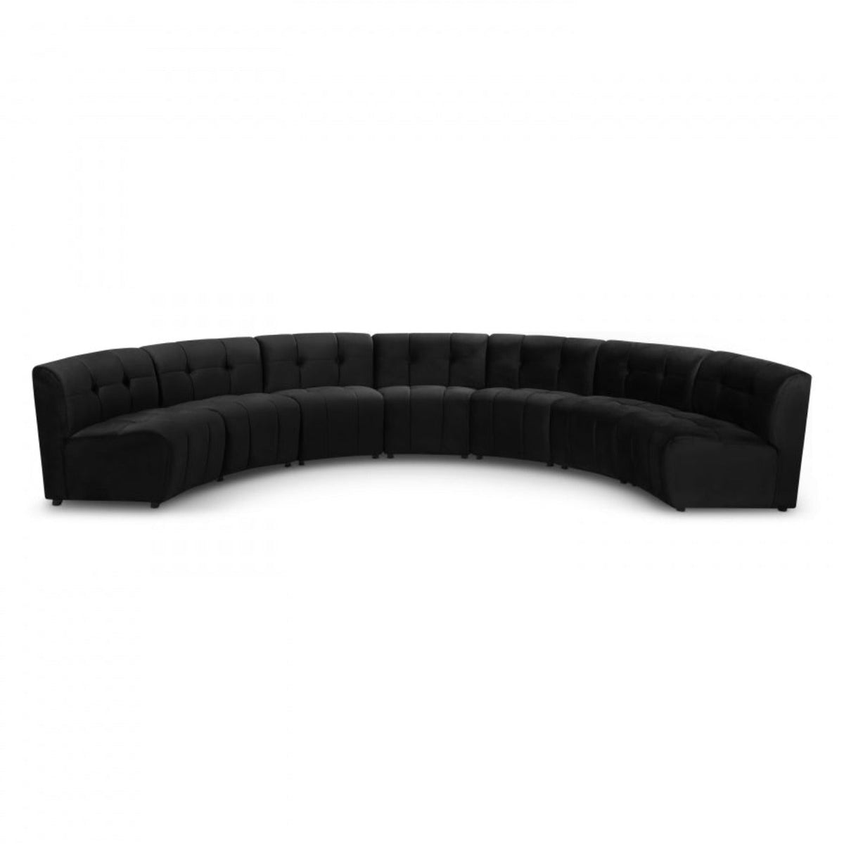 Limitless Modular Velvet 7pc. Sectional