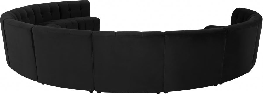 Limitless Modular Velvet 11pc. Sectional