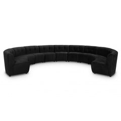 Limitless Modular Velvet 11pc. Sectional