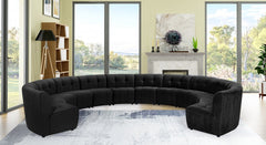 Limitless Modular Velvet 12pc. Sectional