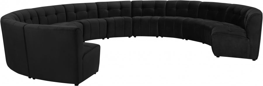 Limitless Modular Velvet 12pc. Sectional