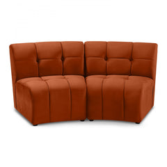 Limitless Modular Velvet Loveseat