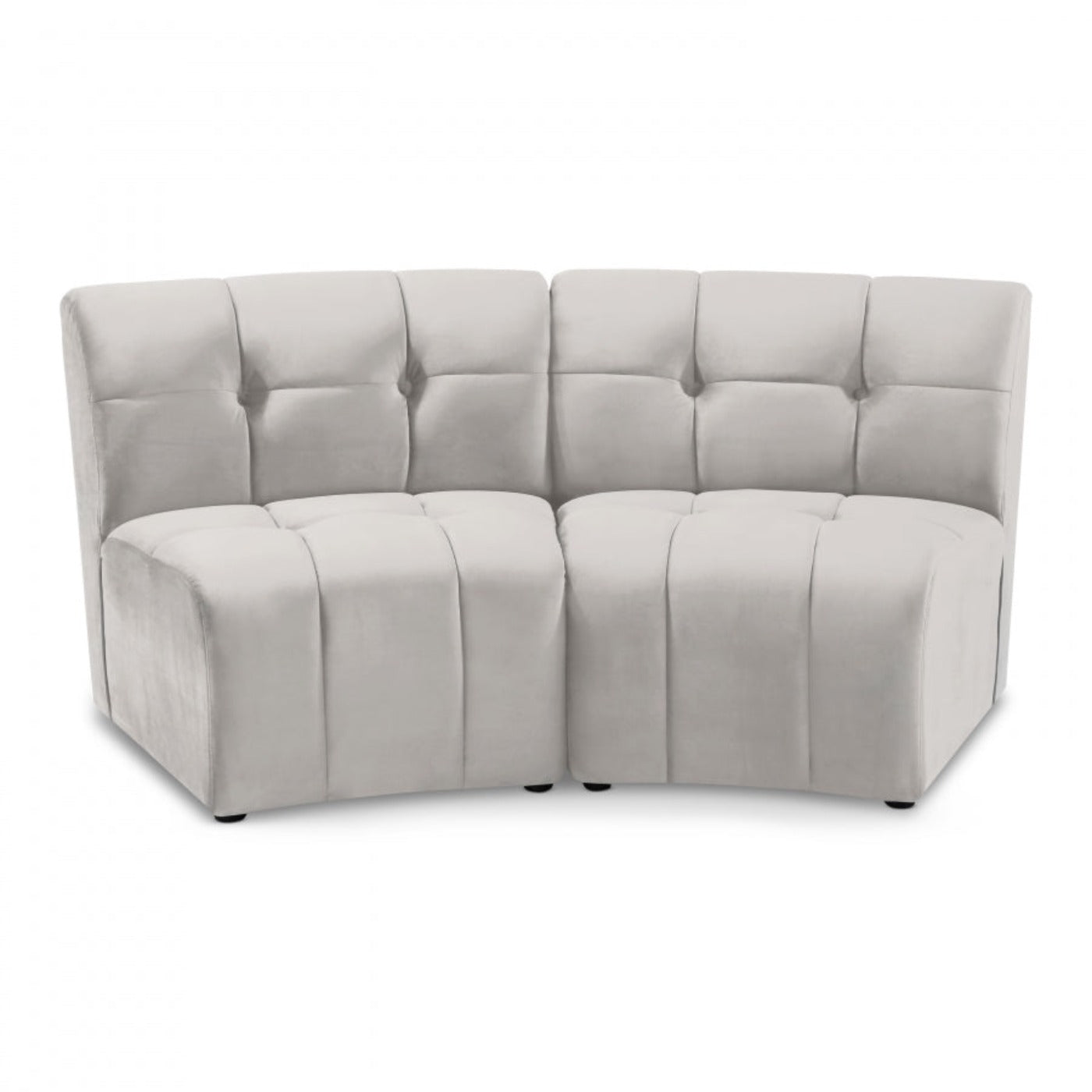 Limitless Modular Velvet Loveseat