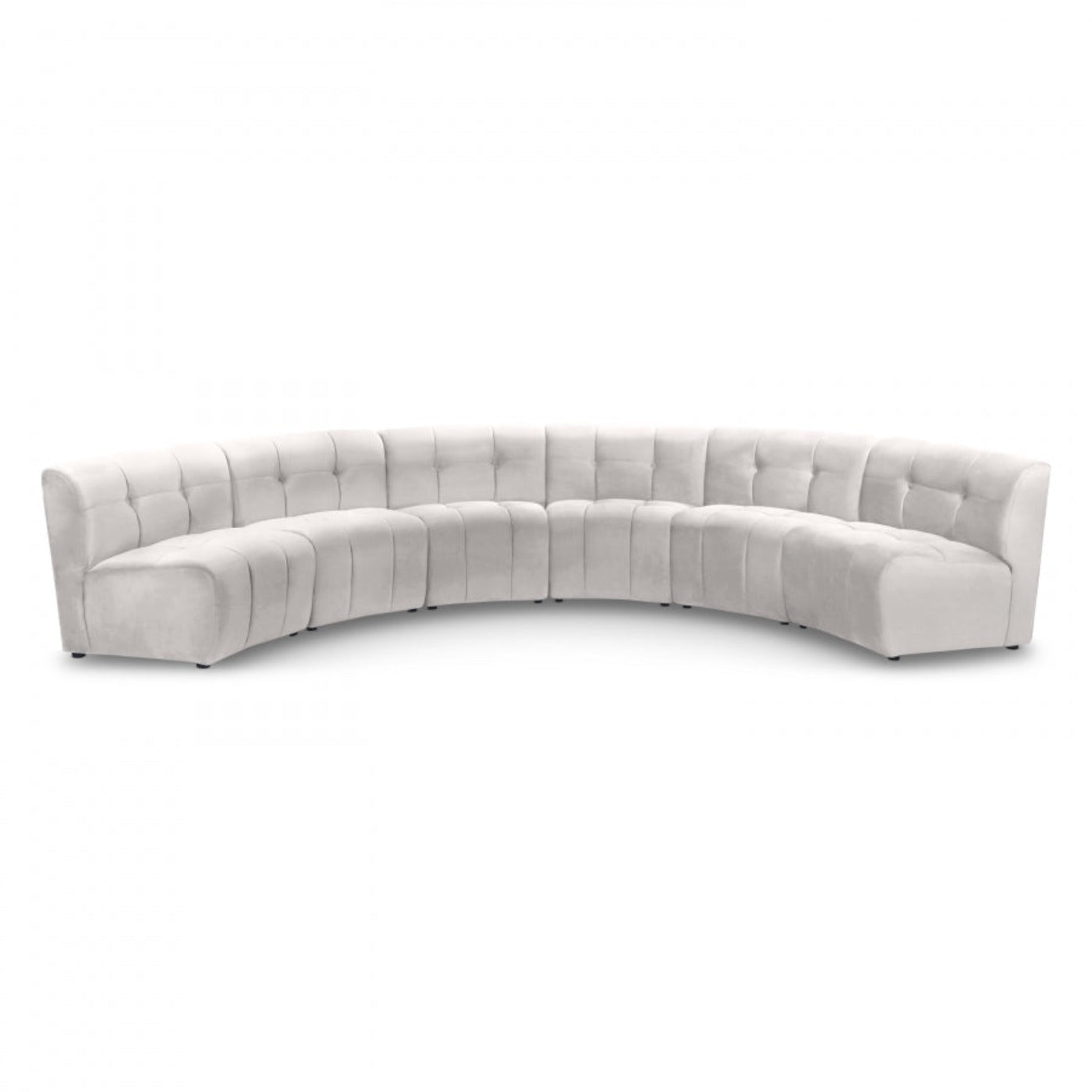 Limitless Modular Velvet 6pc. Sectional