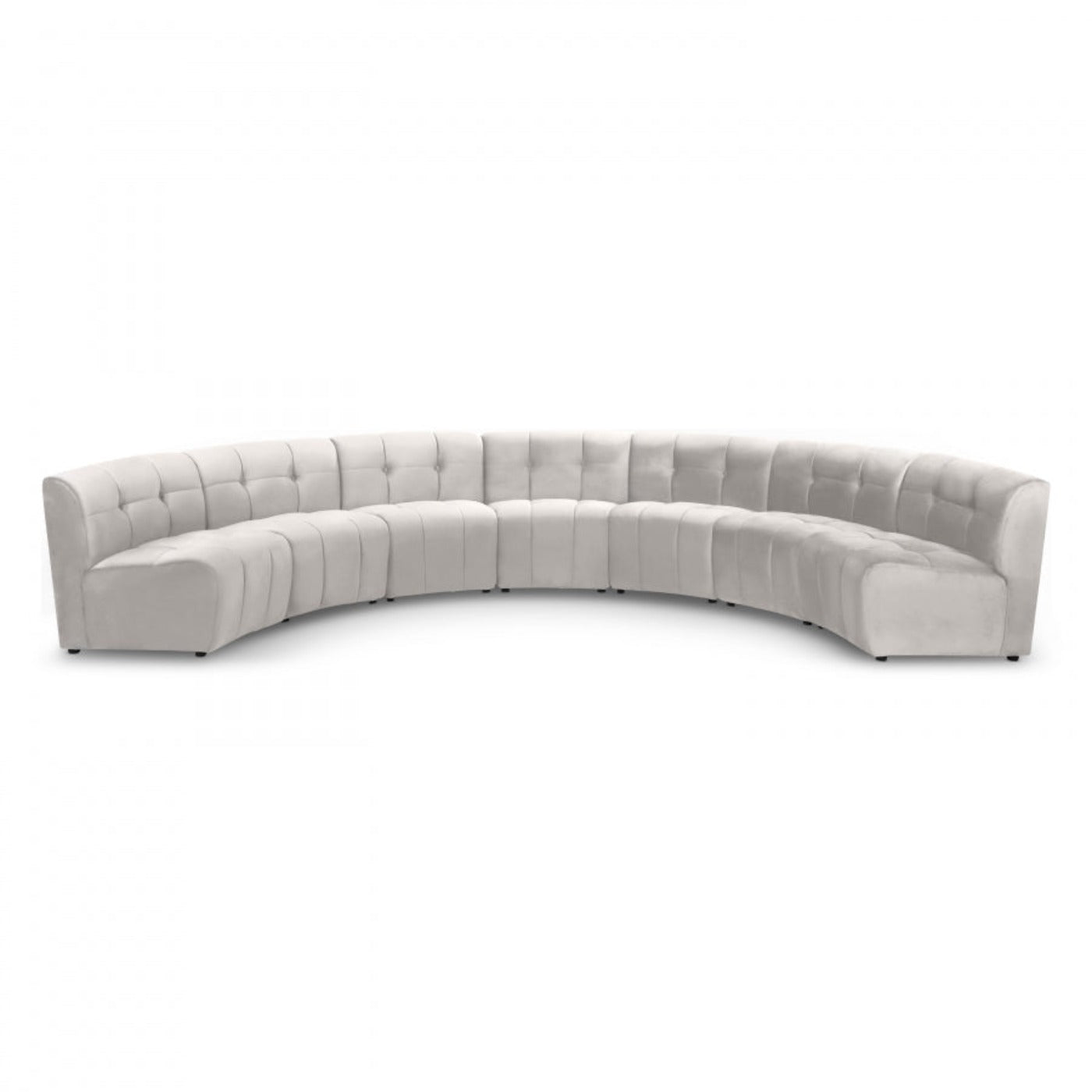 Limitless Modular Velvet 7pc. Sectional