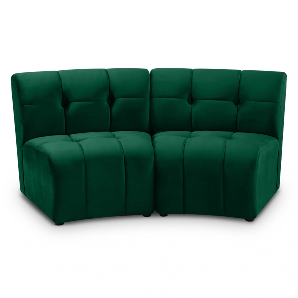 Limitless Modular Velvet Loveseat