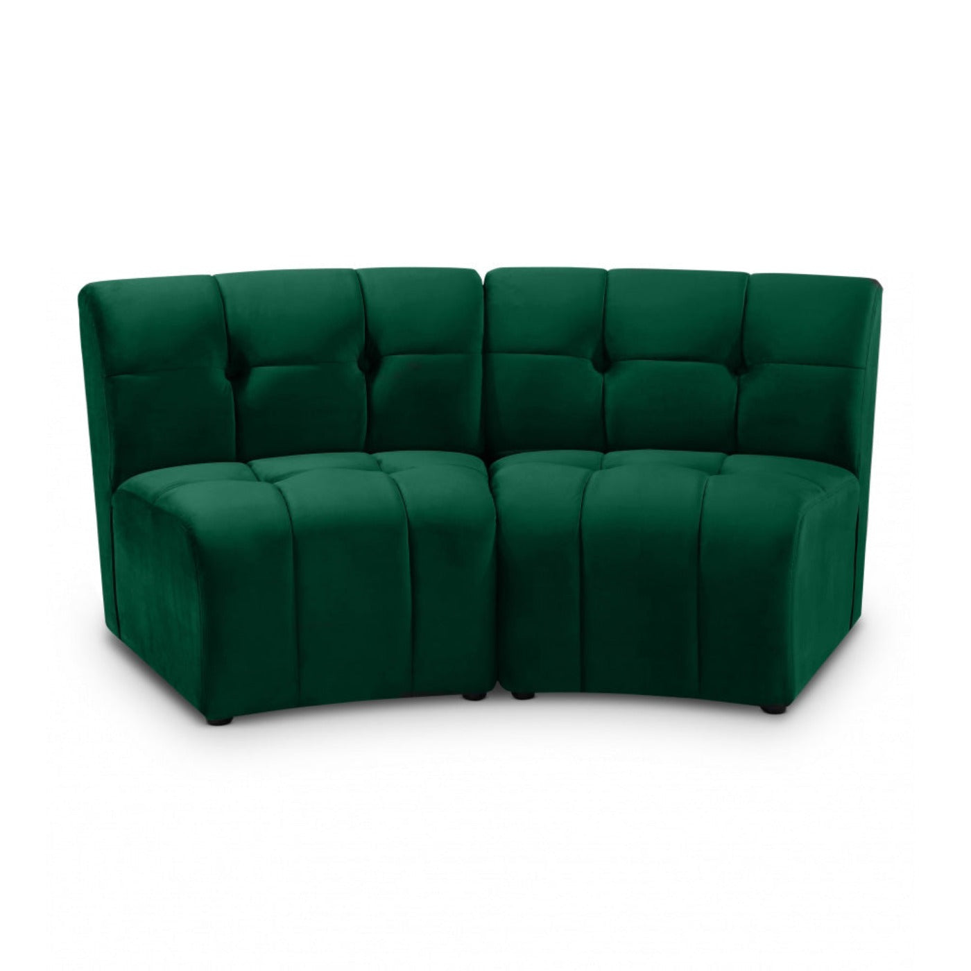 Limitless Modular Velvet Loveseat