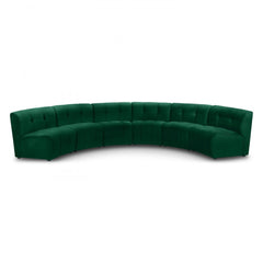 Limitless Modular Velvet 6pc. Sectional