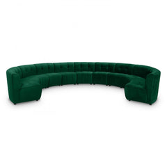 Limitless Modular Velvet 11pc. Sectional