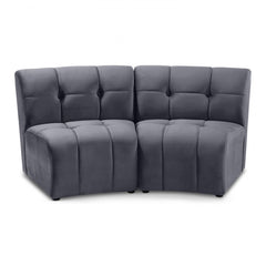 Limitless Modular Velvet Loveseat