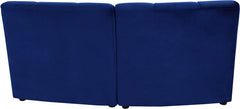 Limitless Modular Velvet Loveseat