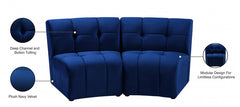 Limitless Modular Velvet Loveseat