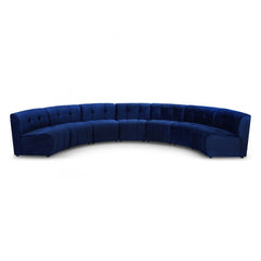 Limitless Modular Velvet 7pc. Sectional