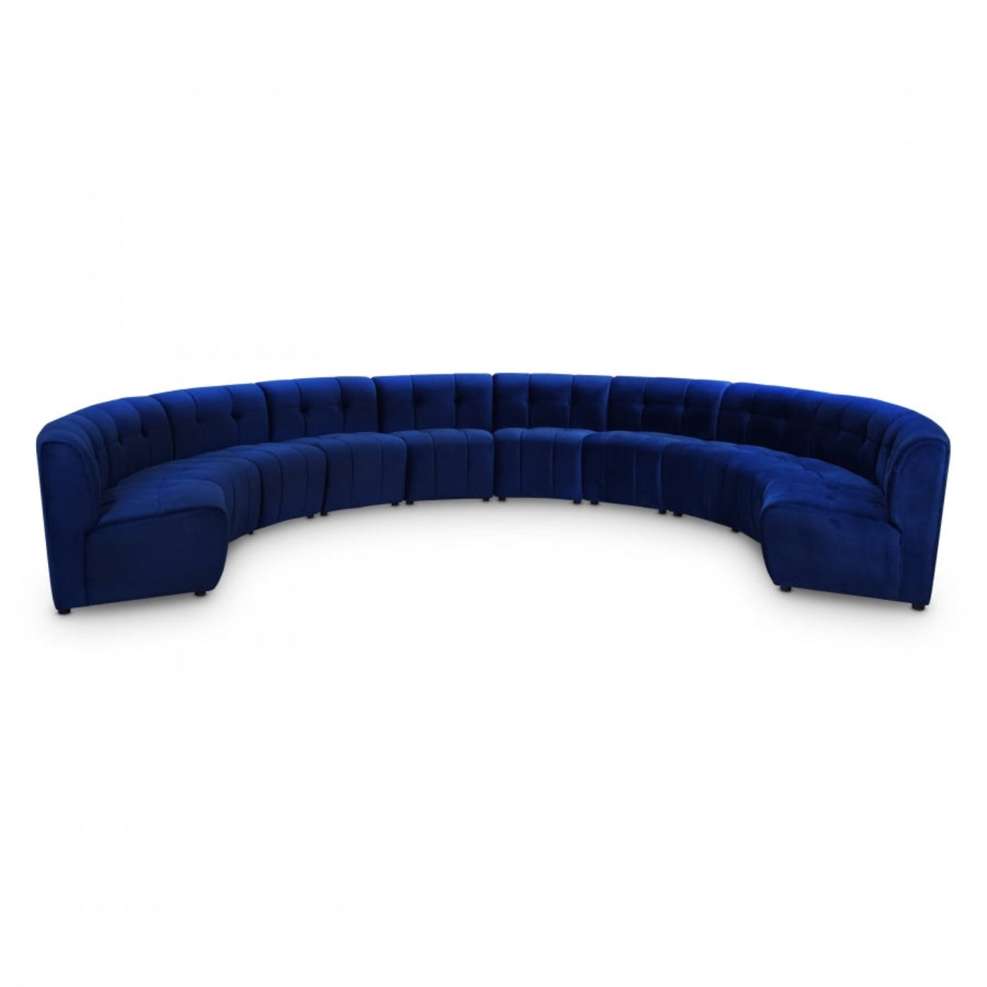 Limitless Modular Velvet 10pc. Sectional