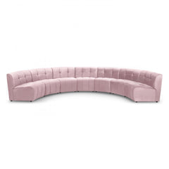 Limitless Modular Velvet 7pc. Sectional