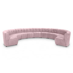 Limitless Modular Velvet 11pc. Sectional