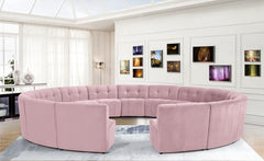 Limitless Modular Velvet 15pc. Sectional