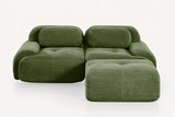 MIA 82'' Loveseat with 1 Ottoman