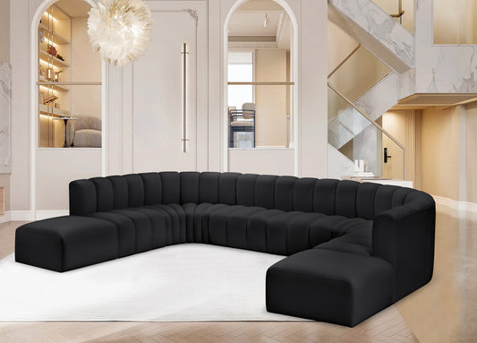 Arc Vegan Leather Modular Sofa – Elevate Your Space with Timeless Sophistication and Versatile Style
