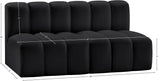Arc Vegan Leather Modular Sofa - Luxurious Design with Deep Channel Tufting for Chic Interiors