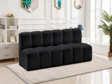 Arc Vegan Leather Modular Sofa - Luxurious Design with Deep Channel Tufting for Chic Interiors
