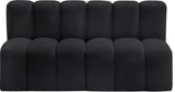 Arc Vegan Leather Modular Sofa - Luxurious Design with Deep Channel Tufting for Chic Interiors