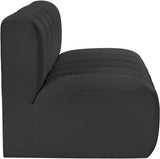 Arc Vegan Leather Modular Sofa - Luxurious Design with Deep Channel Tufting for Chic Interiors