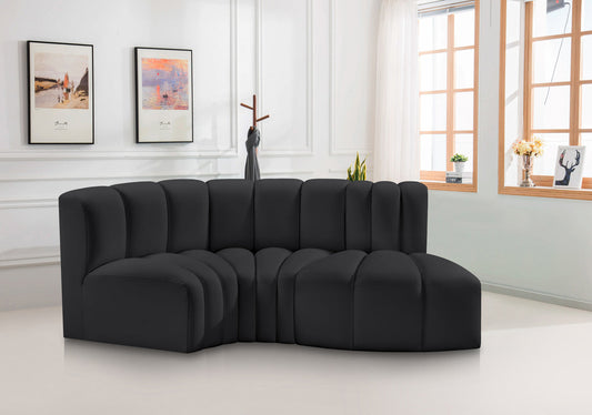 Arc Vegan Leather Modular Sofa - Luxurious, Versatile Design Perfect for Chic Living Spaces and More