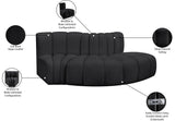 Arc Vegan Leather Modular Sofa - Elevate Your Space with Luxurious Comfort and Stylish Versatility