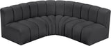 Arc Vegan Leather Modular Sofa - Elevate Your Space with Luxurious Design and Versatile Comfort