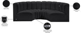 Arc Vegan Leather Modular Sofa - Elevate Your Space with Luxurious Design and Versatile Style Options