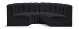 Arc Vegan Leather Modular Sofa - Elevate Your Space with Luxurious Design and Versatile Style Options