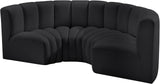 Arc Vegan Leather Modular Sofa - Elevate Your Space with Luxurious Design and Versatile Style Options