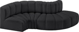 Arc Vegan Leather Modular Sofa – Elevate Your Space with Timeless Luxury and Versatile Design